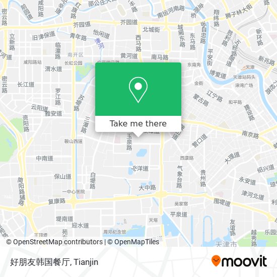 好朋友韩国餐厅 map