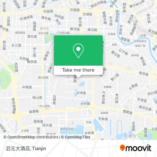 启元大酒店 map