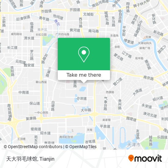 天大羽毛球馆 map
