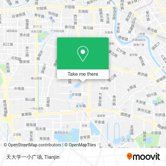 天大学一小广场 map
