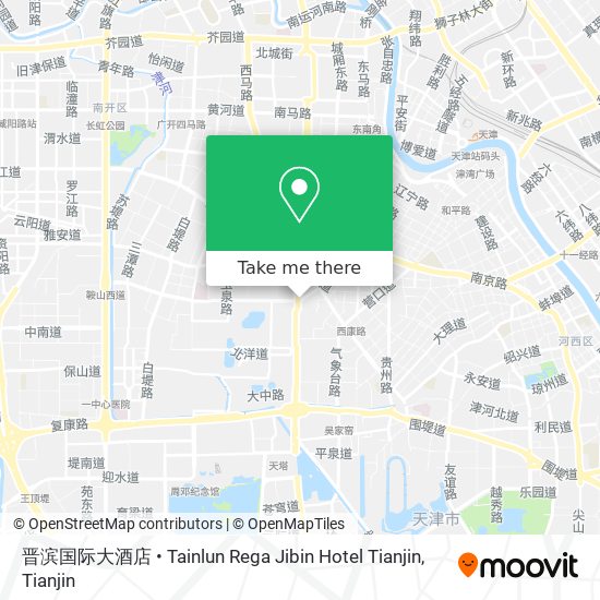 晋滨国际大酒店 • Tainlun Rega Jibin Hotel Tianjin map