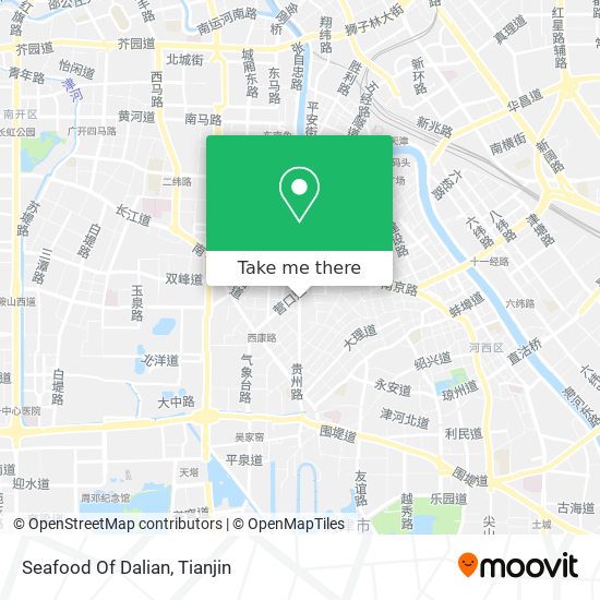 Seafood Of Dalian map