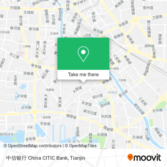 中信银行 China CITIC Bank map