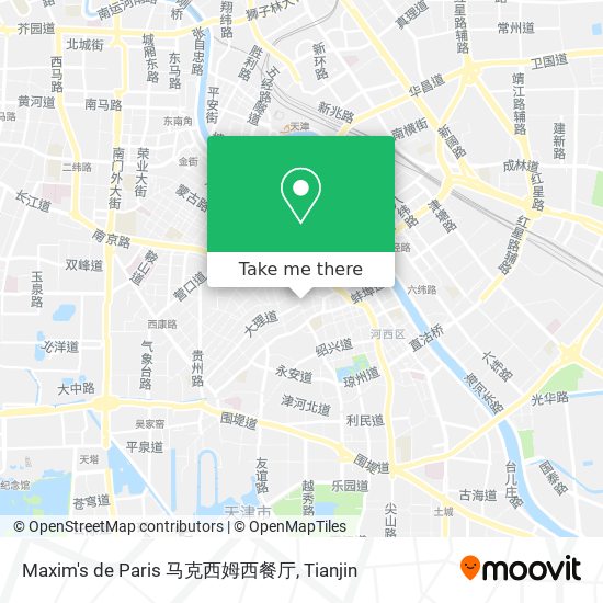 Maxim's de Paris 马克西姆西餐厅 map