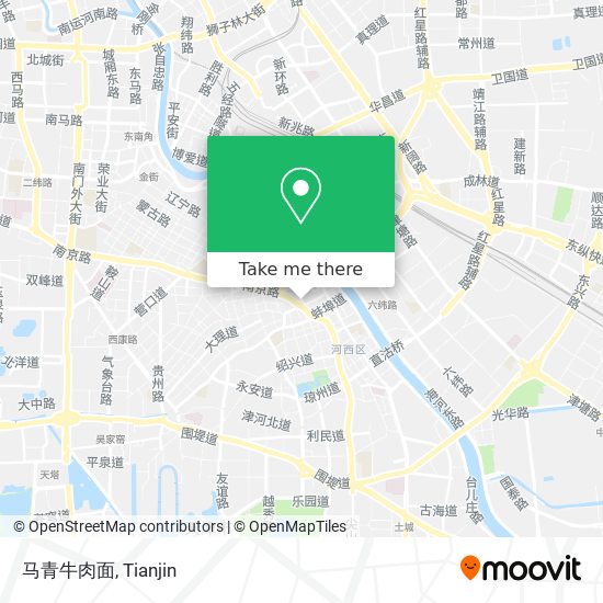 马青牛肉面 map