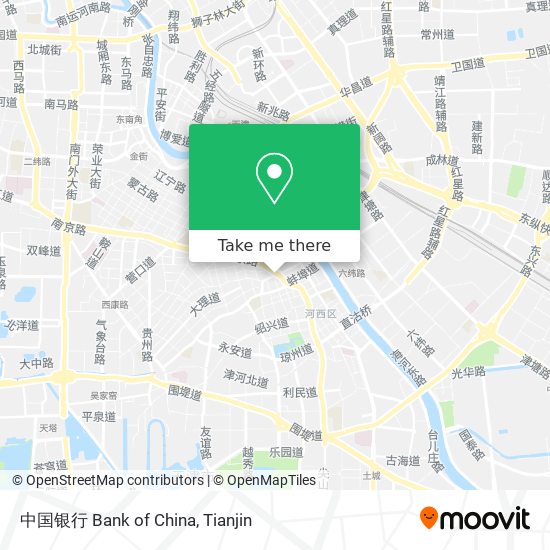 中国银行  Bank of China map