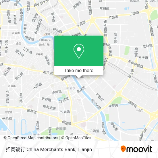 招商银行 China Merchants Bank map