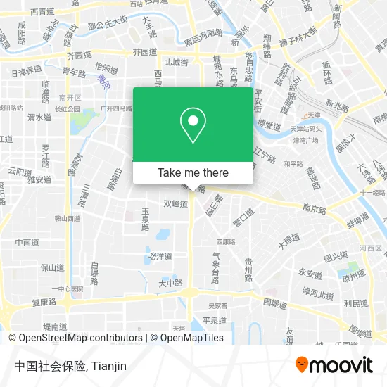 中国社会保险 map