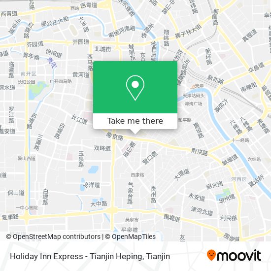 Holiday Inn Express - Tianjin Heping map