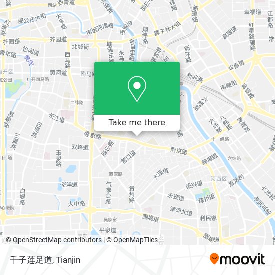 千子莲足道 map
