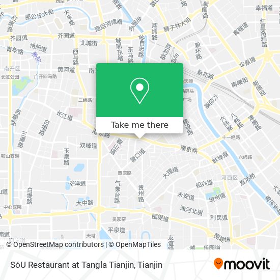 SóU Restaurant at Tangla Tianjin map