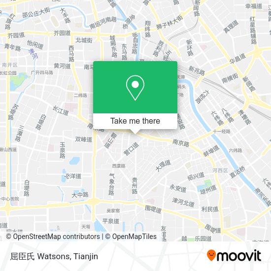 屈臣氏 Watsons map