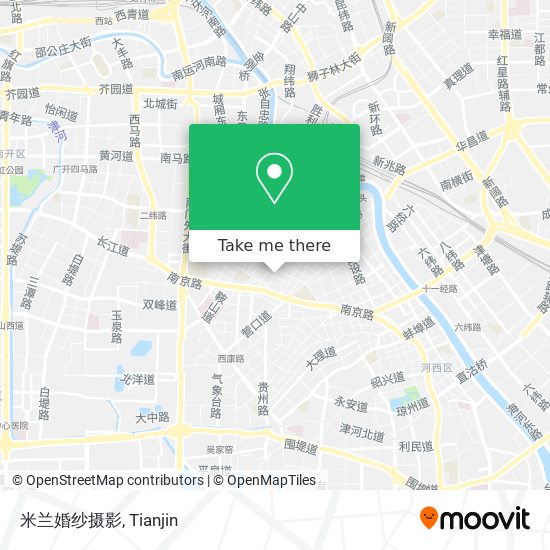 米兰婚纱摄影 map