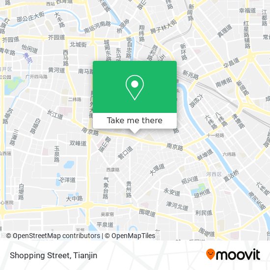 Shopping Street map