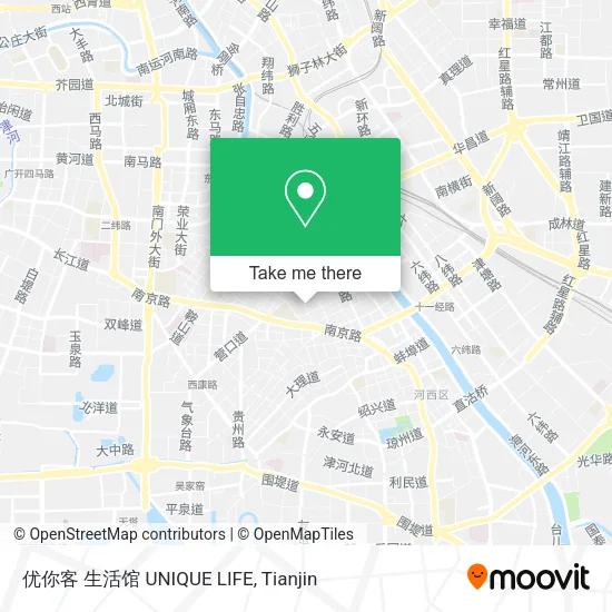 优你客 生活馆 UNIQUE LIFE map