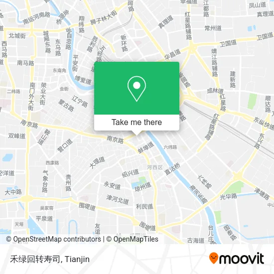 禾绿回转寿司 map