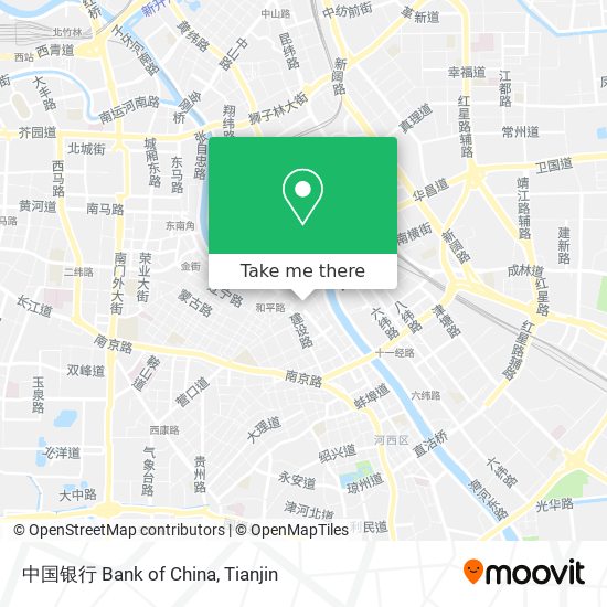 中国银行  Bank of China map
