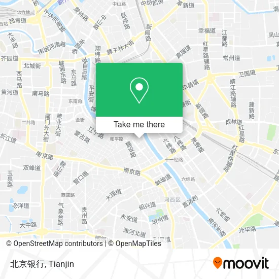 北京银行 map