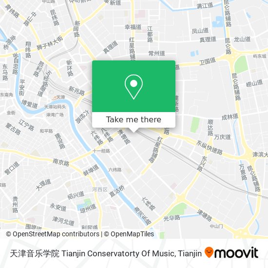 天津音乐学院 Tianjin Conservatorty Of Music map