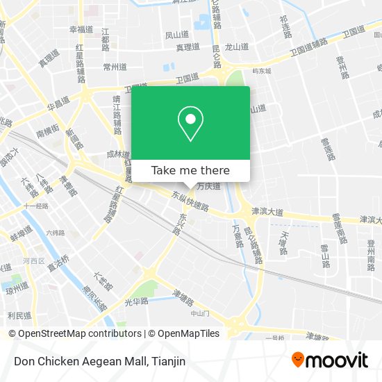 Don Chicken Aegean Mall map