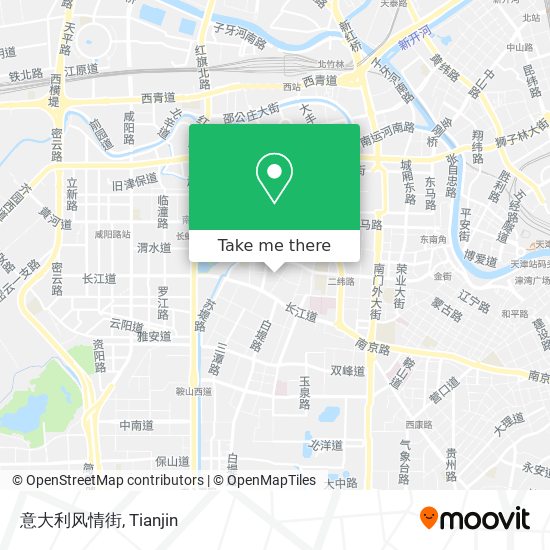 意大利风情街 map