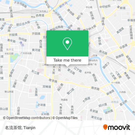 名流茶馆 map