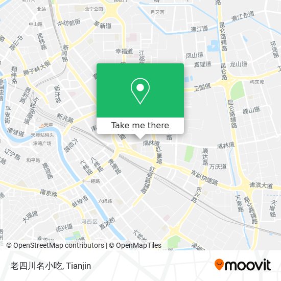 老四川名小吃 map