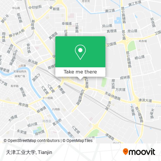 天津工业大学 map