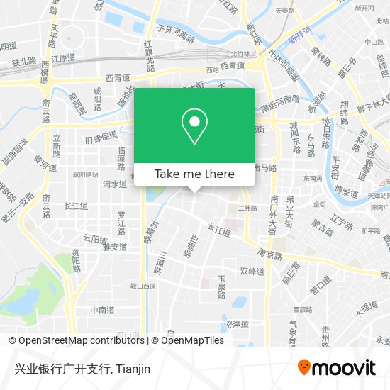 兴业银行广开支行 map