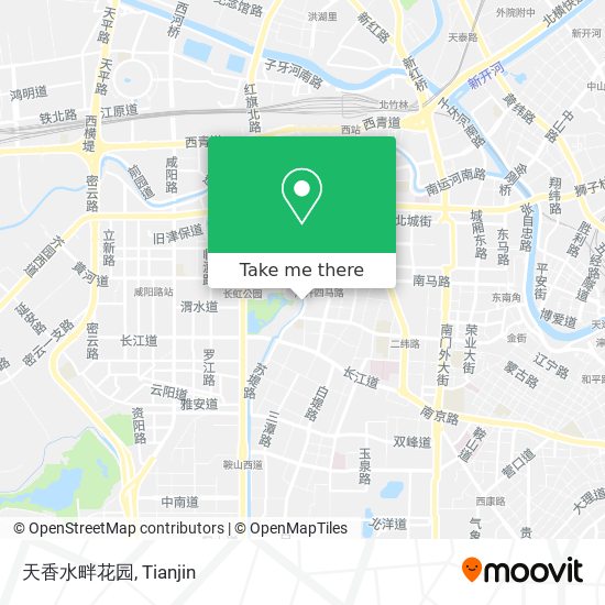 天香水畔花园 map