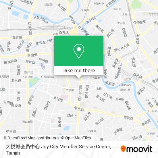 大悦城会员中心 Joy City Member Service Center map