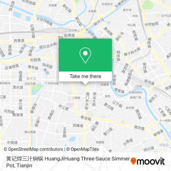 黄记煌三汁焖锅 HuangJiHuang Three-Sauce Simmer Pot map