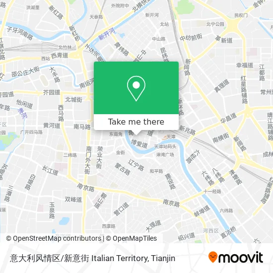 意大利风情区/新意街 Italian Territory map