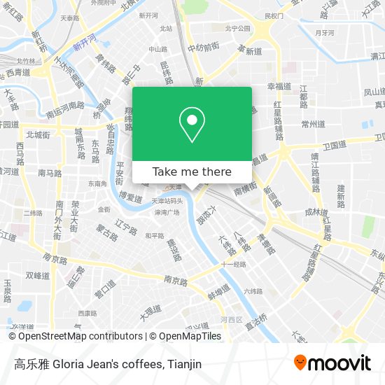 高乐雅 Gloria Jean's coffees map