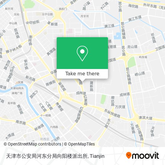 天津市公安局河东分局向阳楼派出所 map