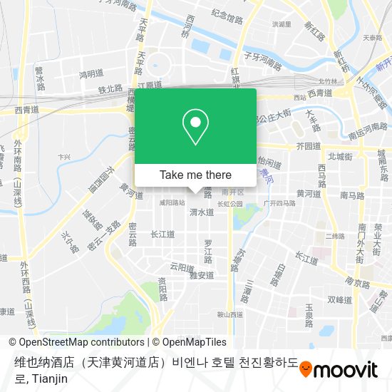 维也纳酒店（天津黄河道店）비엔나 호텔 천진황하도로 map