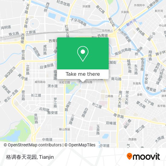 格调春天花园 map