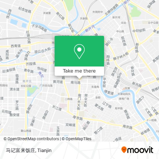 马记富来饭庄 map