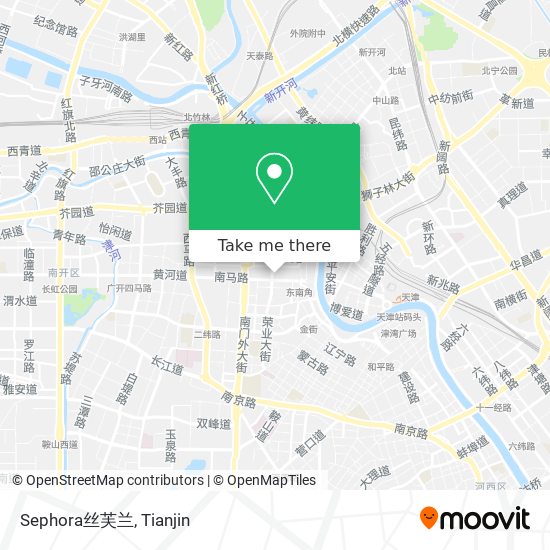 Sephora丝芙兰 map