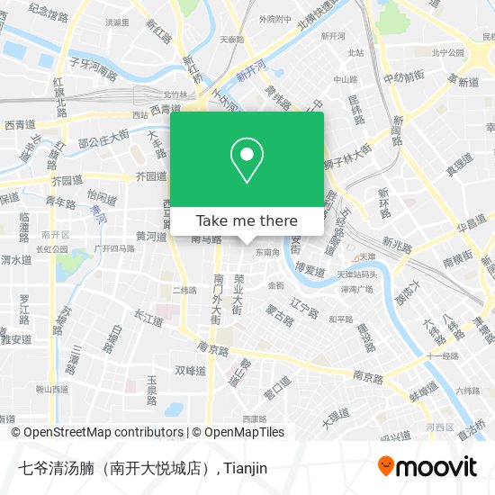 七爷清汤腩（南开大悦城店） map