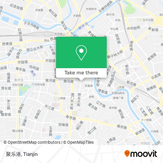 聚乐港 map