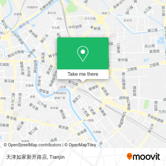 天津如家新开路店 map
