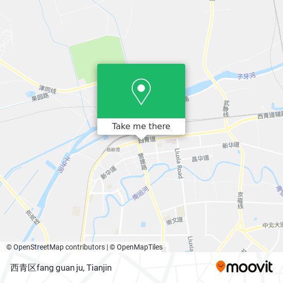 西青区fang guan ju map