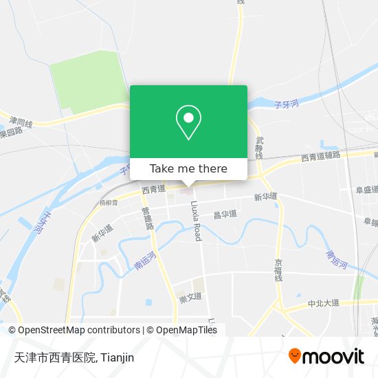 天津市西青医院 map
