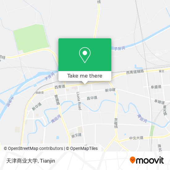 天津商业大学 map