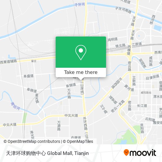 天津环球购物中心 Global Mall map