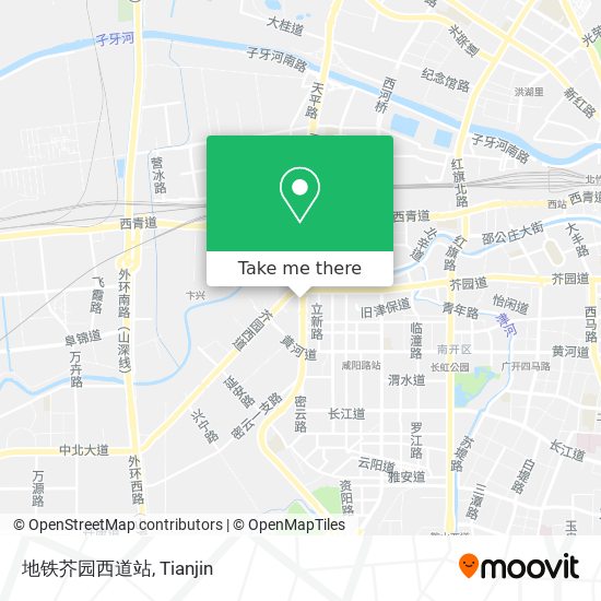 地铁芥园西道站 map