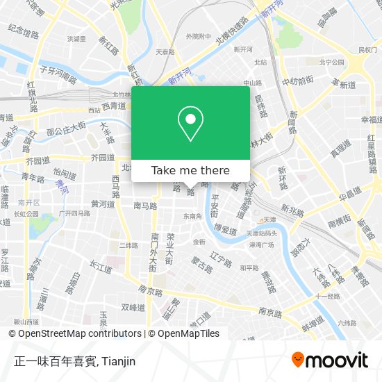 正一味百年喜賓 map