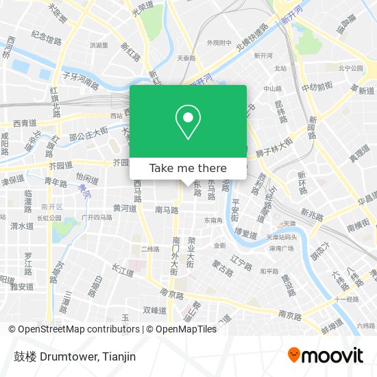鼓楼 Drumtower map