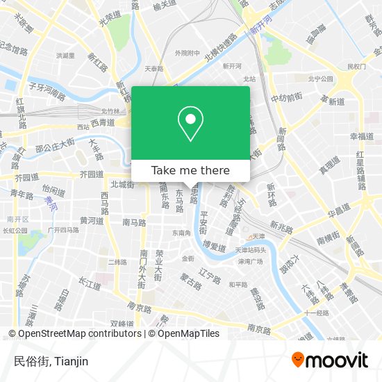 民俗街 map